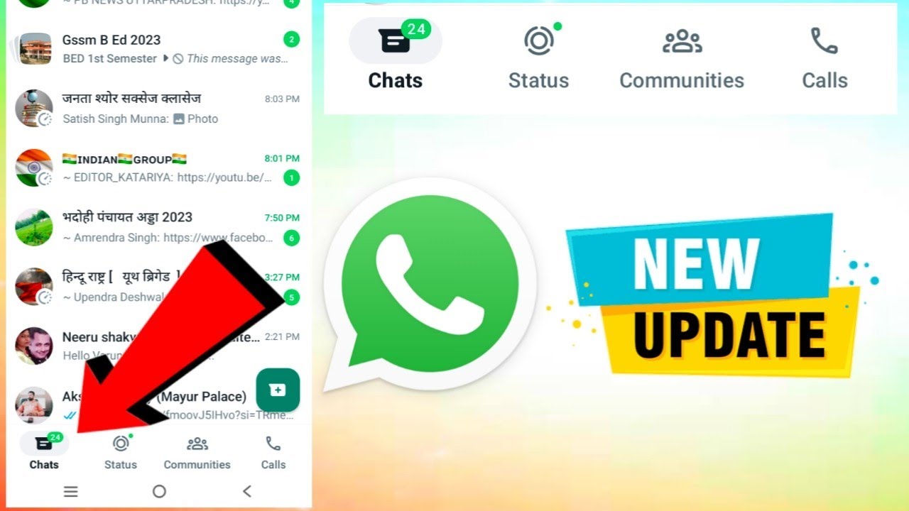 A new layout and Chat Lock are among the changes WhatsApp is rolling out for Android users.